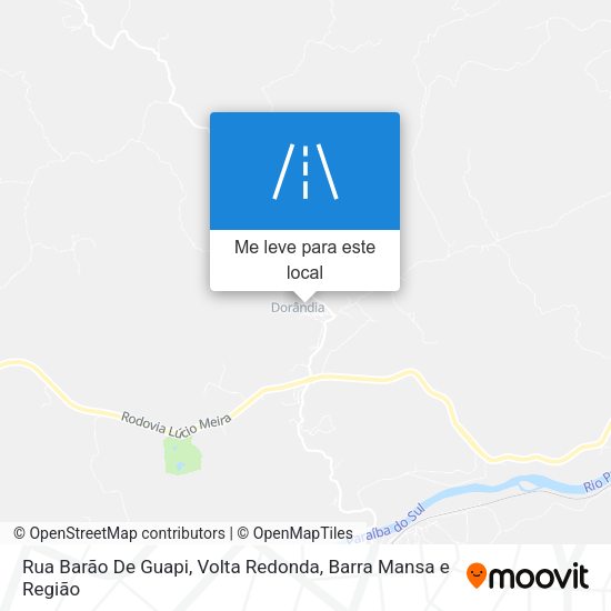 Rua Barão De Guapi mapa