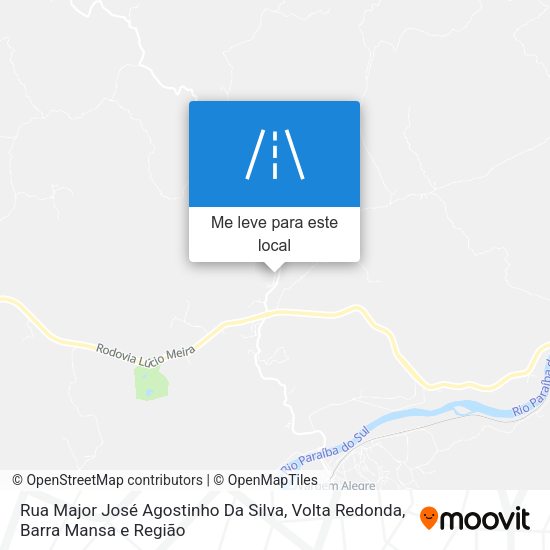 Rua Major José Agostinho Da Silva mapa