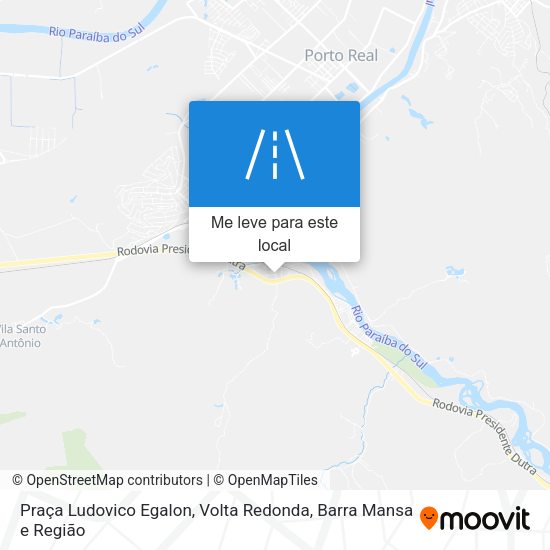Praça Ludovico Egalon mapa