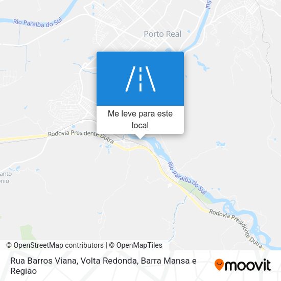 Rua Barros Viana mapa