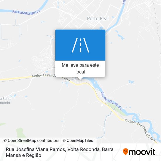 Rua Josefina Viana Ramos mapa