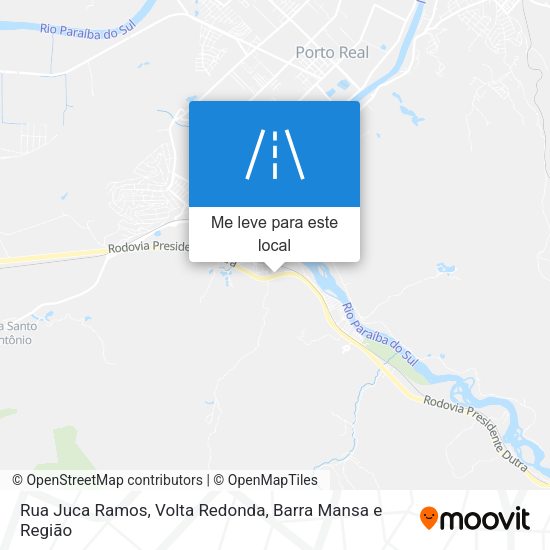 Rua Juca Ramos mapa
