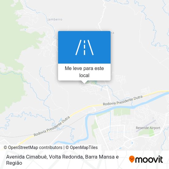 Avenida Cimabuê mapa