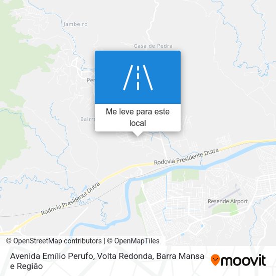 Avenida Emílio Perufo mapa
