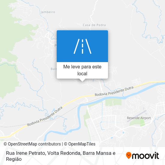 Rua Irene Petrato mapa