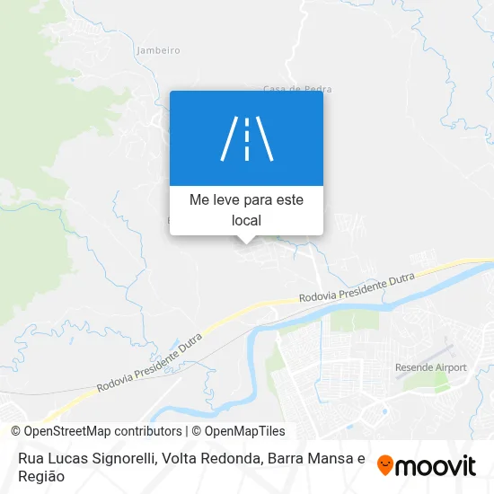 Rua Lucas Signorelli mapa
