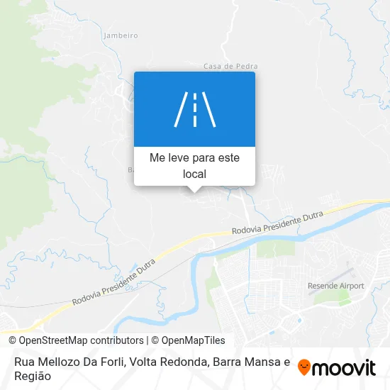 Rua Mellozo Da Forli mapa