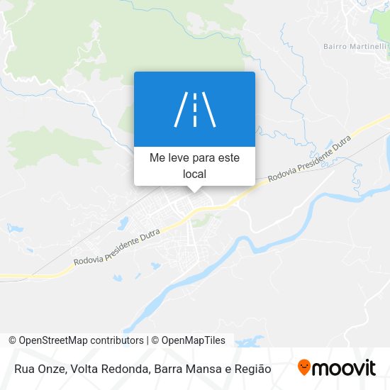 Rua Onze mapa