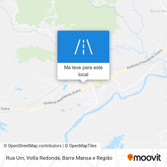 Rua Um mapa