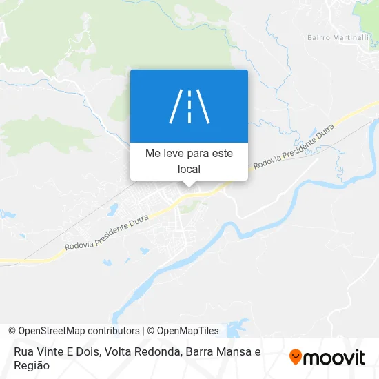 Rua Vinte E Dois mapa