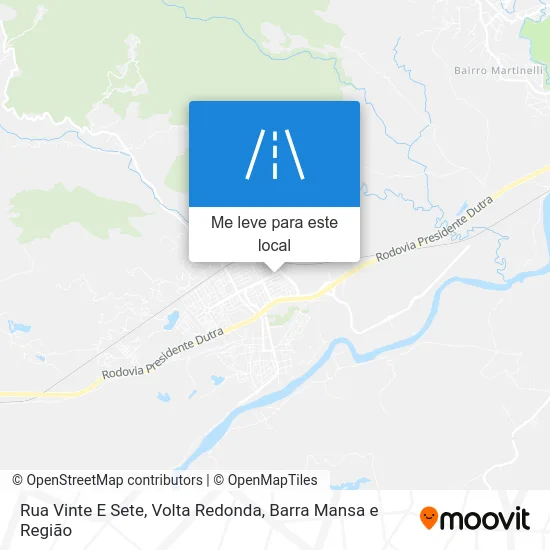 Rua Vinte E Sete mapa