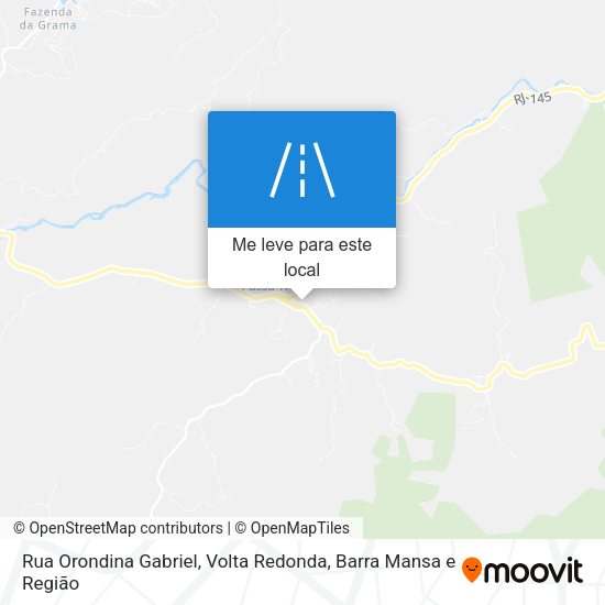 Rua Orondina Gabriel mapa
