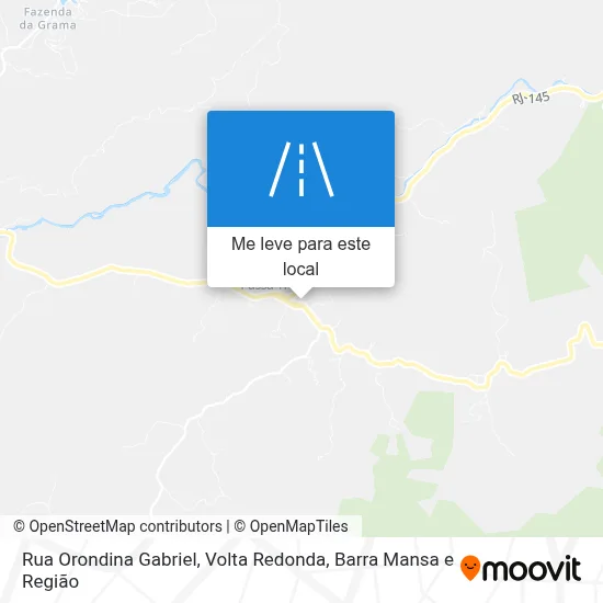 Rua Orondina Gabriel mapa