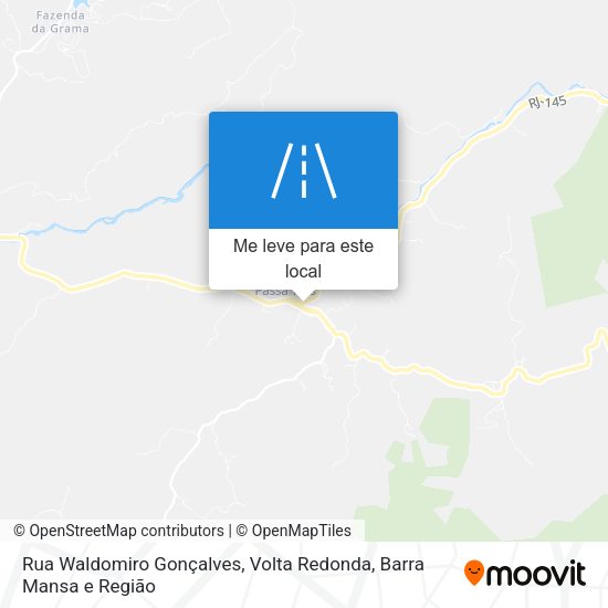 Rua Waldomiro Gonçalves mapa