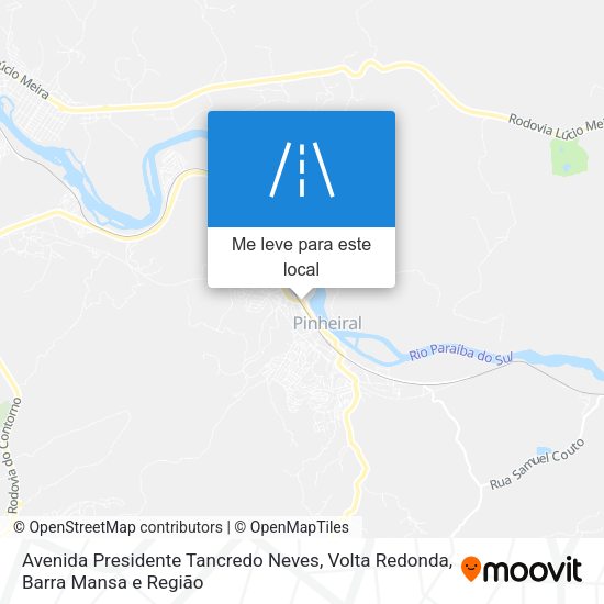 Avenida Presidente Tancredo Neves mapa