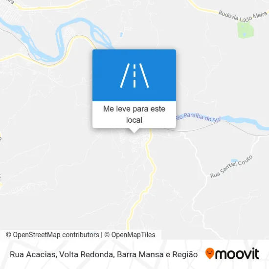Rua Acacias mapa
