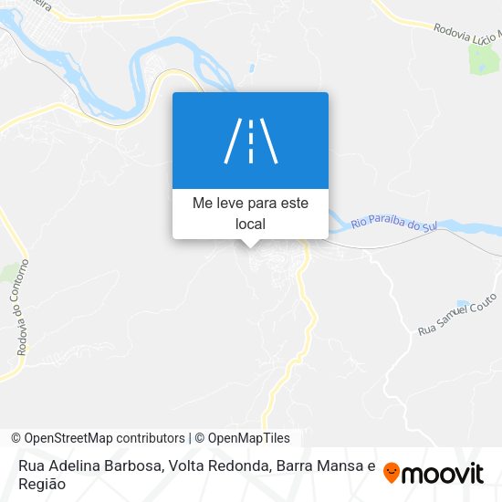 Rua Adelina Barbosa mapa