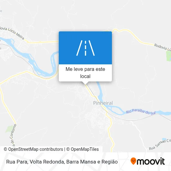 Rua Para mapa