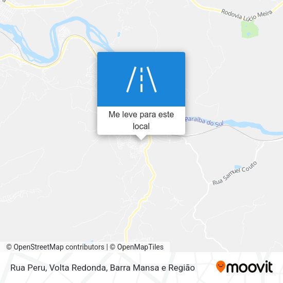 Rua Peru mapa