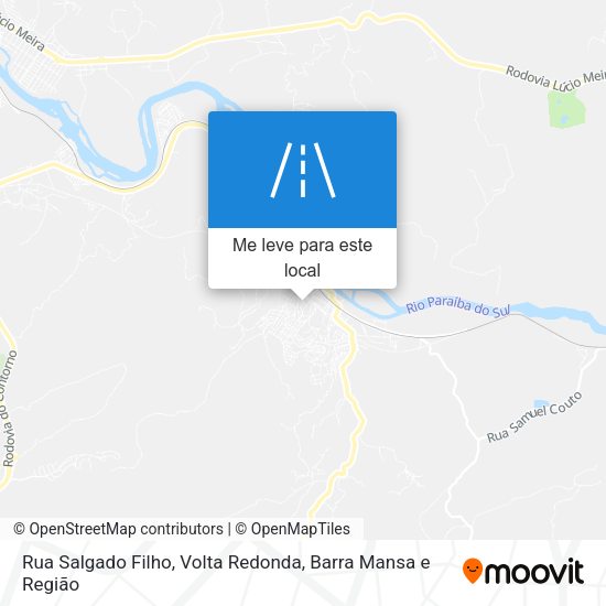 Rua Salgado Filho mapa