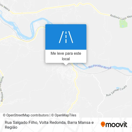 Rua Salgado Filho mapa