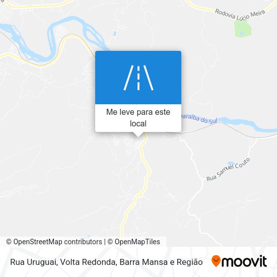Rua Uruguai mapa