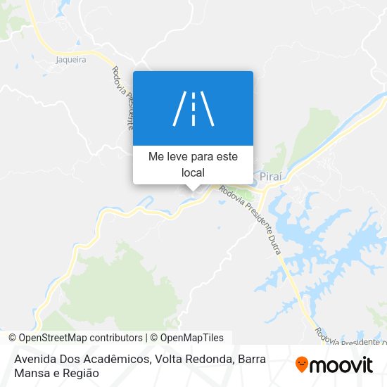 Avenida Dos Acadêmicos mapa