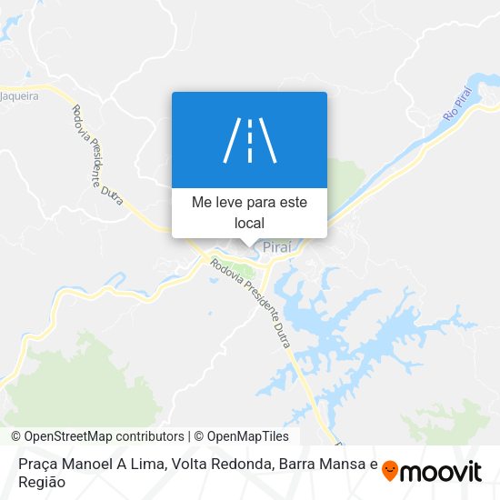 Praça Manoel A Lima mapa
