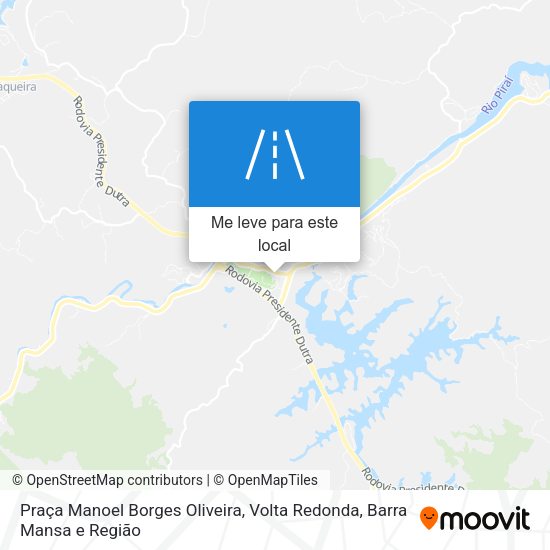 Praça Manoel Borges Oliveira mapa