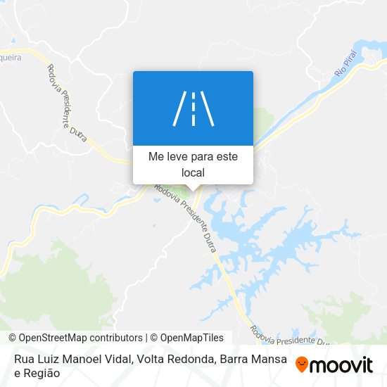 Rua Luiz Manoel Vidal mapa