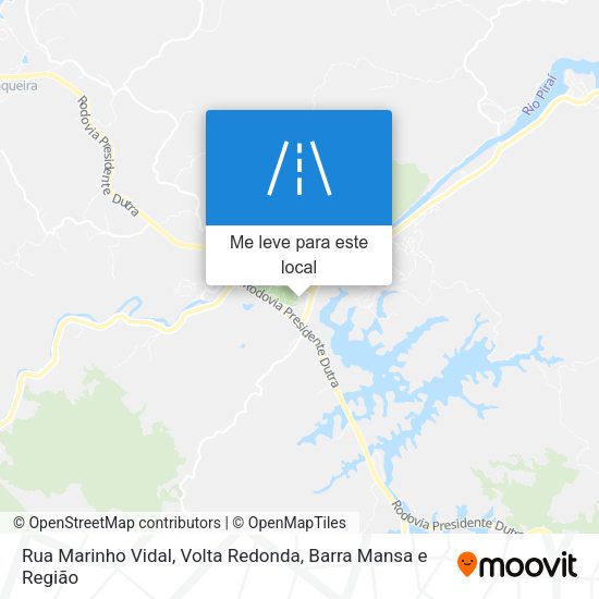 Rua Marinho Vidal mapa