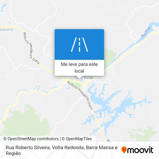 Rua Roberto Silveira mapa