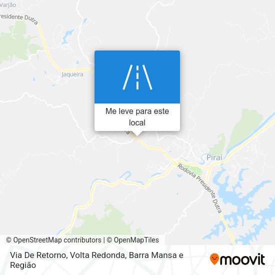 Via De Retorno mapa