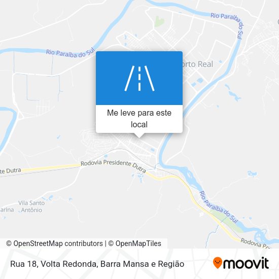 Rua 18 mapa