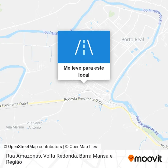 Rua Amazonas mapa