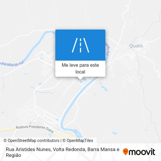 Rua Aristides Nunes mapa