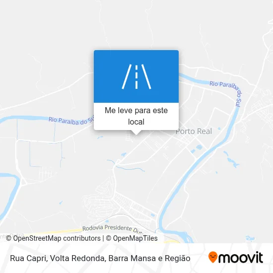 Rua Capri mapa