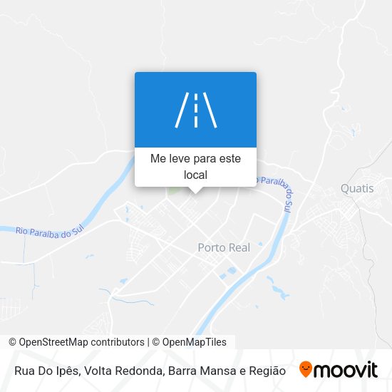 Rua Do Ipês mapa