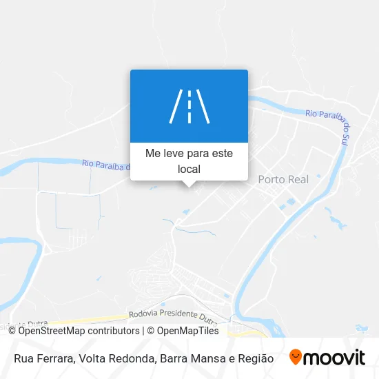 Rua Ferrara mapa