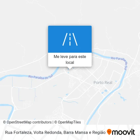 Rua Fortaleza mapa