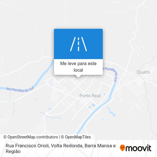 Rua Francisco Orioli mapa