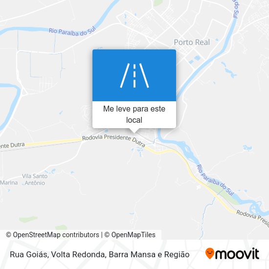 Rua Goiás mapa