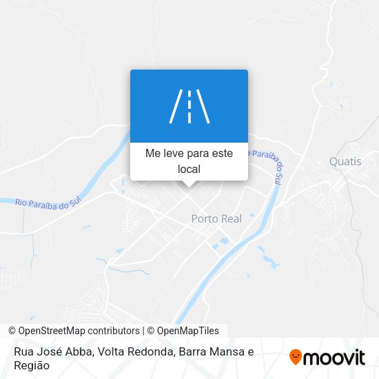 Rua José Abba mapa