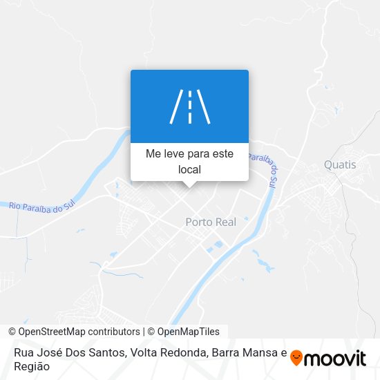Rua José Dos Santos mapa