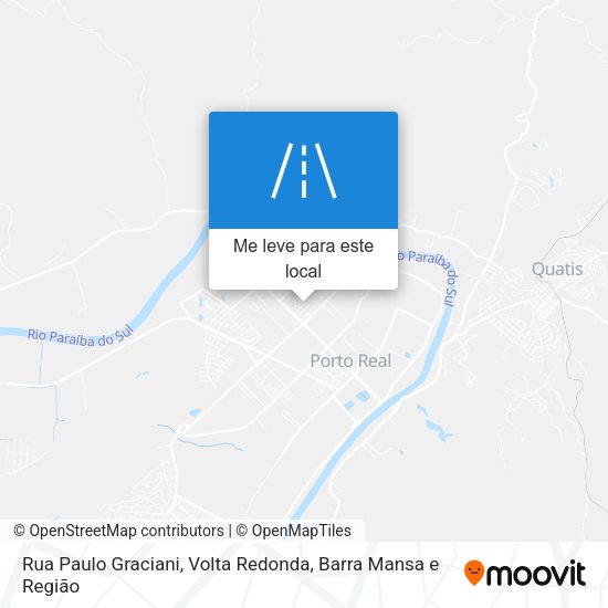 Rua Paulo Graciani mapa