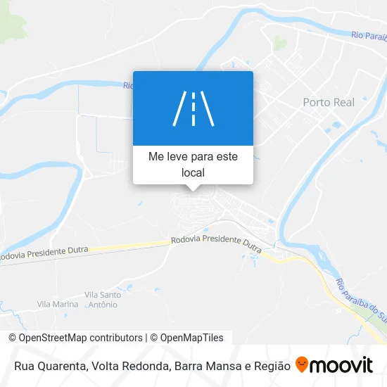 Rua Quarenta mapa