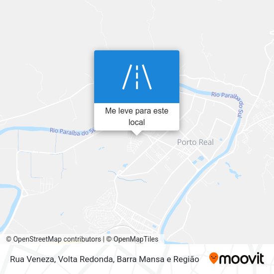 Rua Veneza mapa
