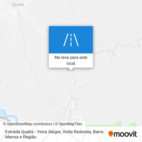 Estrada Quatis - Vista Alegre mapa
