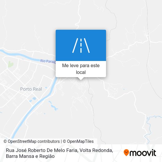 Rua José Roberto De Melo Faria mapa