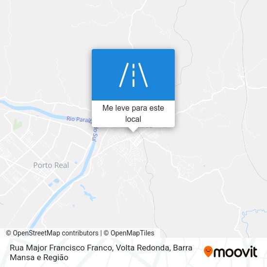 Rua Major Francisco Franco mapa